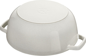 Чугунная кастрюля Staub Snowflake La Cocotte 3,6 л, белая 405065480
