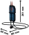 Тестер напряжения Bosch GVT 1000-15 Professional 0601077800