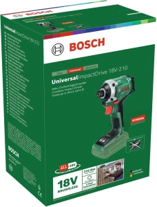 Аккумуляторный ударный шуруповерт Bosch UniversalImpactDrive 18V-210 06039E7000
