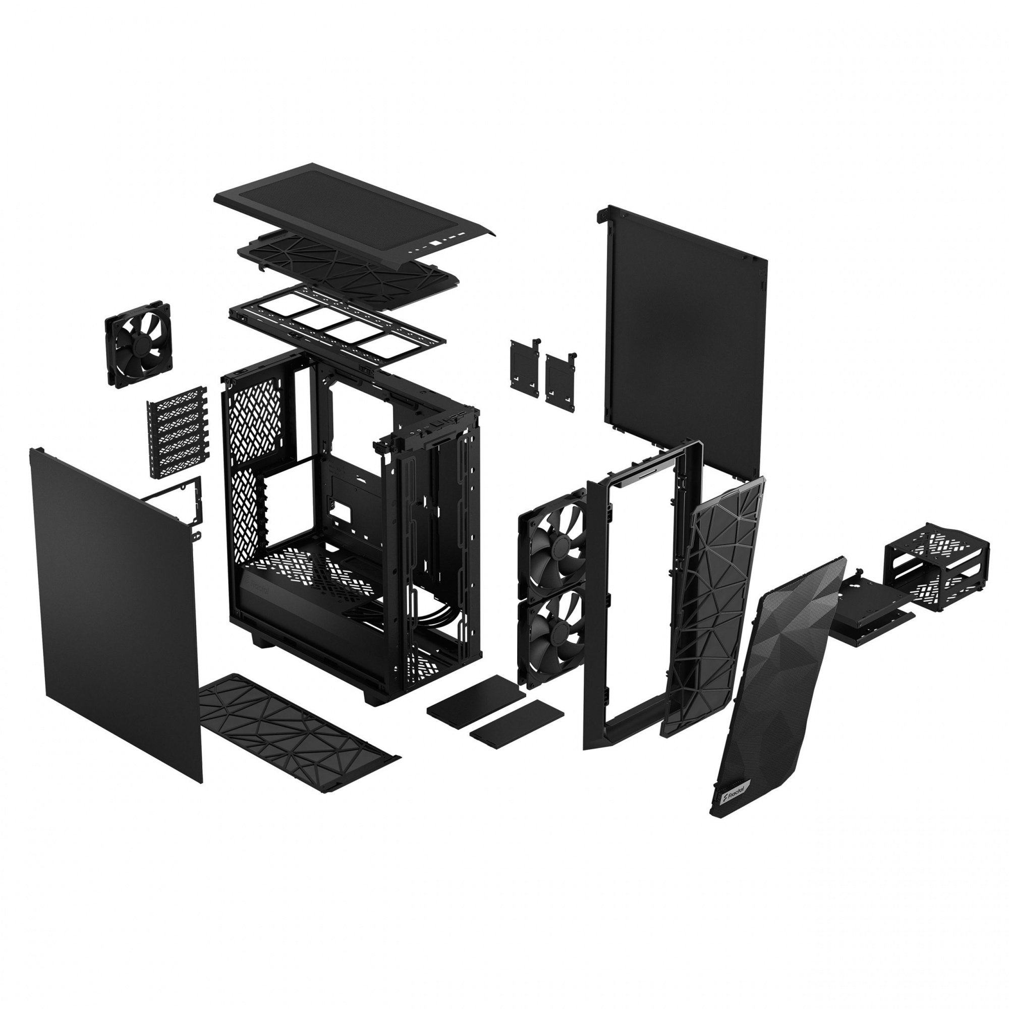 Корпус FRACTAL DESIGN MESHIFY 2 COMPACT Black [FD-C-MES2C-01]