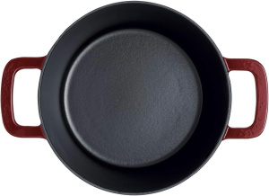 Кастрюля чугунная эмалированная с крышкой газовая индукционная FISSLER Moments 4,5 л