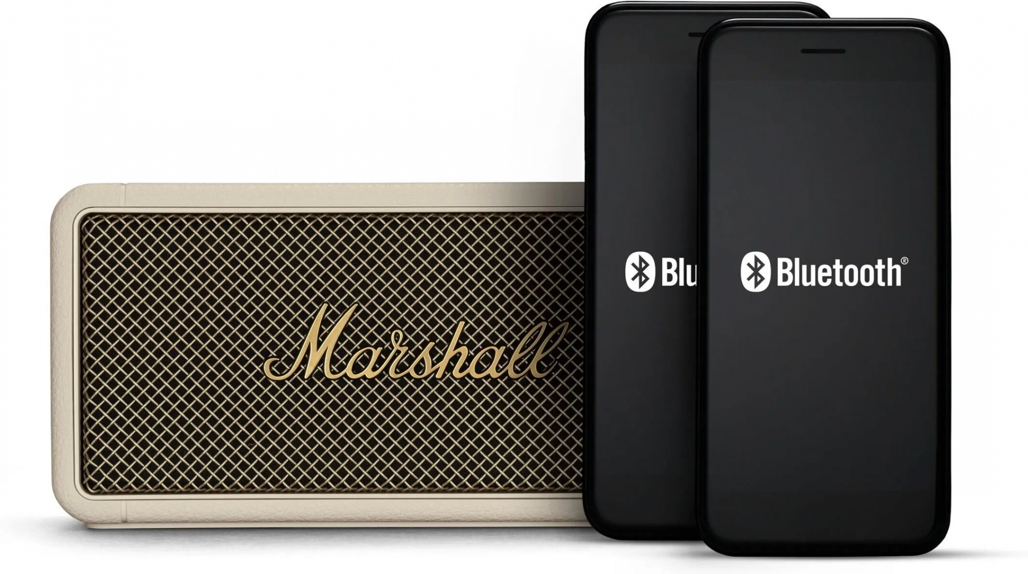 Портативная Bluetooth-колонка Marshall Middleton, кремовая