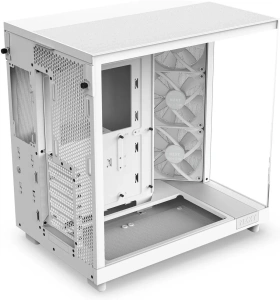 Корпус NZXT H6 Flow RGB CC-H61FW-R1, Mid-Tower, белый