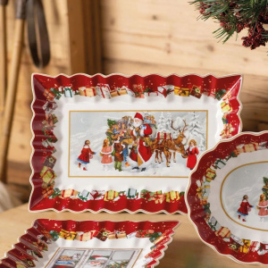 Блюдо Villeroy & Boch Toy's Fantasy Дед Мороз с детьми 35,6см 14-8332-2211