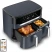 Аэрофритюрница Tefal Dual Easy Fry EY942BE0 2 чаши