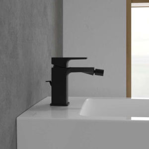 Смеситель для биде Villeroy & Boch Subway 3.0 AquaSmart матовый черный