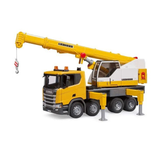 Грузовой кран Scania со светом и звуком (62 см) Bruder 03-571