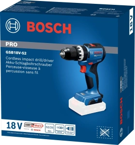 Аккумуляторная ударная дрель-шуруповерт Bosch GSB 18V-52 06019S0120