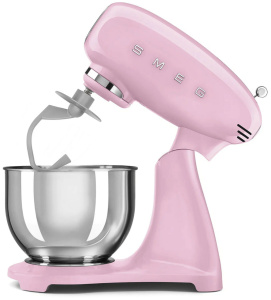 Миксер Smeg SMF03PKEU, розовый