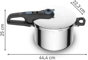 Набор скороварок Tefal Secure Trendy P2584301 4/6л с корзиной для пара