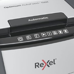 Шредер Rexel Optimum AutoFeed 150X черный с автоподачей