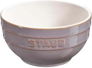 Набор из 4 круглых чаш Staub 14 см Античный серый 40508-148-0