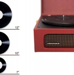 Виниловый проигрыватель Crosley Voyager, красный