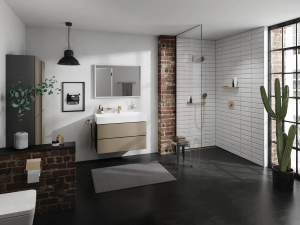 Держатель для туалетной бумаги с крышкой Hansgrohe AddStoris, бронза матовая 41753140