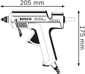Клеевой пистолет Bosch GKP 200 CE 0601950703
