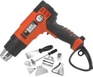 Строительный фен Black+Decker KX2200K, с кейсом