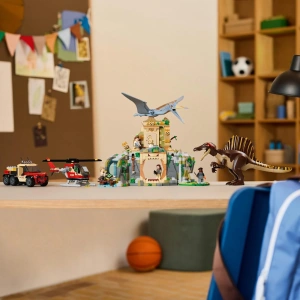 Конструктор LEGO Jurassic World 76976 Воздушная миссия с кетцалькоатлем и спинозавром