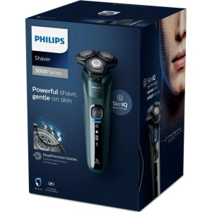 Электробритва Philips Series 5000 SkinIQ S5884/50, зеленый