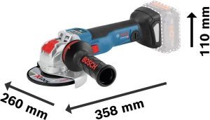 Аккумуляторная угловая шлифовальная машина Bosch GWX 18V-10 SC 06017B0400