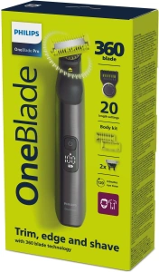 Триммер Philips OneBlade Pro 360 QP6552/15, серый