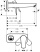 Смеситель для раковины Hansgrohe Talis E 71734670, черный