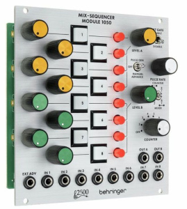 BEHRINGER MIX-SEQUENCER MODULE 1050 8-канальный модуль секвенсор/микшер