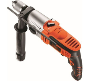 Ударная дрель Black+Decker KR1102K, без АКБ