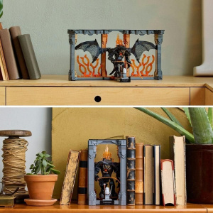 Конструктор LEGO Icons 10367 Властелин колец: Book Nook с Балрогом