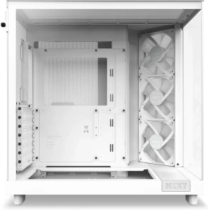 Корпус NZXT H6 Flow RGB CC-H61FW-R1, Mid-Tower, белый