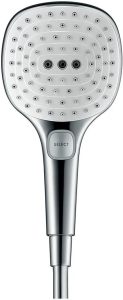 Душевой набор Hansgrohe Raindance Select E 120 EcoSmart / Unica S Puro 90 см, хром/белый 26623400
