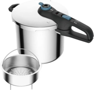 Скороварка Tefal Secure Trendy P2584401 8л с корзиной для пара