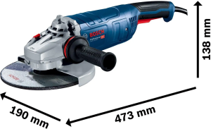 Угловая шлифовальная машина сетевая Bosch GWS 24-180 P Professional 06018C2101