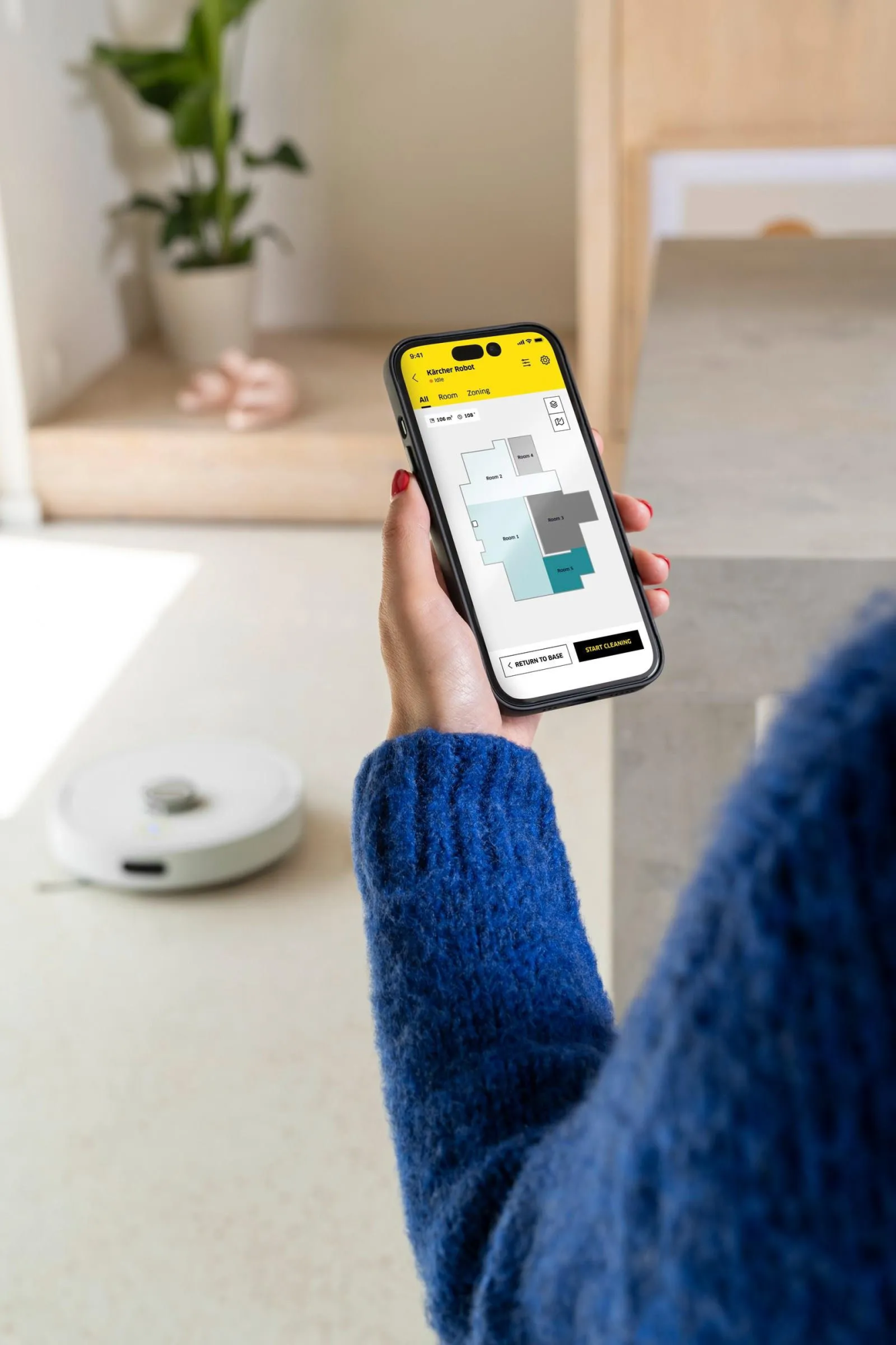 Робот-пылесос KARCHER RVC 3 Comfort Extra 1.269-123.0