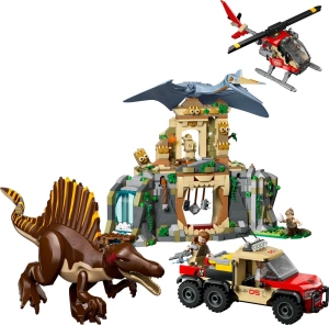 Конструктор LEGO Jurassic World 76976 Воздушная миссия с кетцалькоатлем и спинозавром