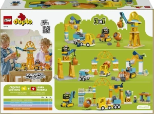 Конструктор LEGO DUPLO 10476 Строительная площадка с транспортными средствами 3 в 1