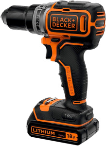 Аккумуляторная дрель-шуруповерт Black+Decker BL186K1B2