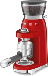 Кофемолка Smeg CGF03, красная