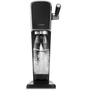 Сифон для газирования напитков Sodastream Art в стильном ретро-дизайне черный