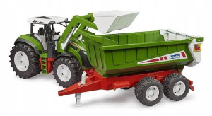 Bruder 03452 Трактор Roadmax с ковшом и самосвалом