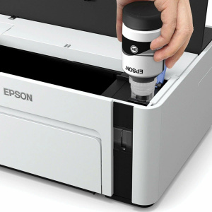 Принтер струйный Epson M1120, ч/б, A4, серый/черный