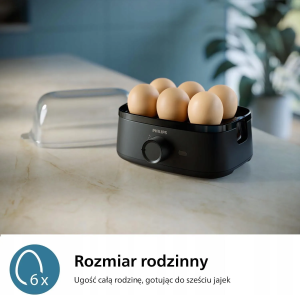 Яйцеварка Philips Egg Cooker 3000 Series HD9137/90, черный