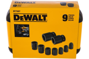 Набор ударных торцевых головок . DeWALT DT7507
