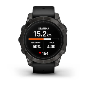 Часы Garmin Epix 2 Pro 47mm Sapphire Carbon Grey Black Band (010-02803-11)