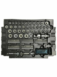 Набор инструментов Makita E-08713, 120 предм., синий
