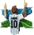 Конструктор LEGO Editions Football 43018 Лионель Месси — празднование гола