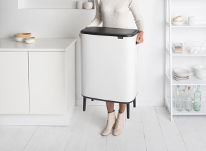 Мусорный бак Touch Bin Bo Hi (2 х 30 л), Белый Brabantia