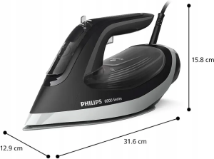 Паровой утюг Philips Series 6000 DST6120/80, черный