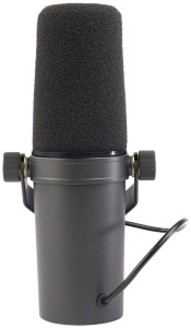 Микрофон проводной Shure SM7B, разъем: XLR 3 pin (M), черный