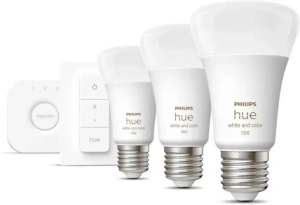 Комплект умных ламп Philips Hue White and Color Ambiance E27 Starter Kit 1100LM Bluetooth 929002468804