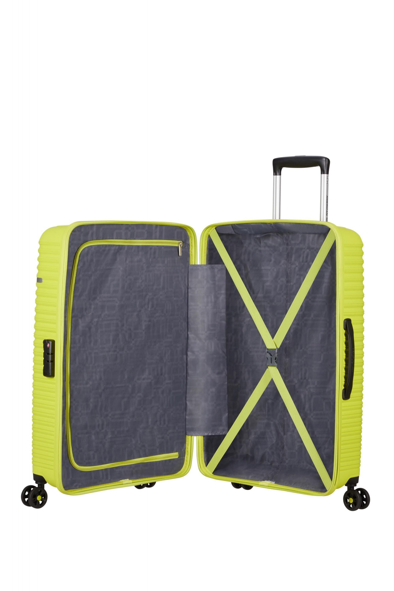 American Tourister Liftoff большой чемодан 112л лайм